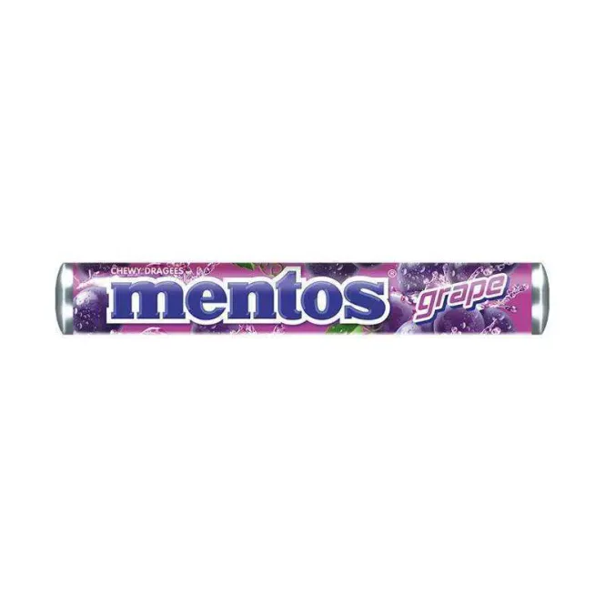 Hovedbilde Mentos Grape Roll 14x29g HALALA