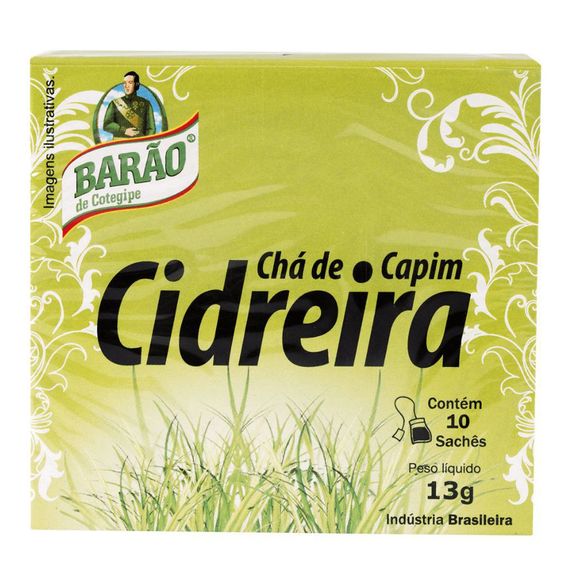 CHÁ CIDREIRA BARÃO TEPOSER 10x13g 