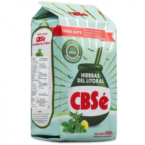 CBSe Yerba Mate Hierbas Litoral 500g x 12