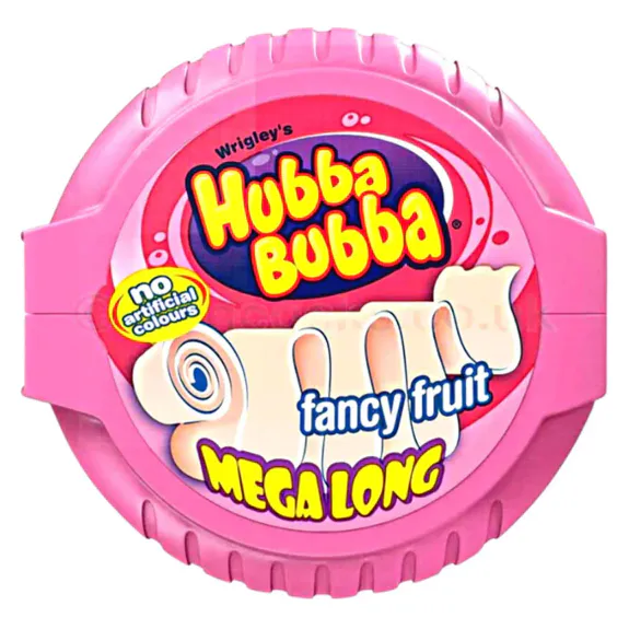 Hubba Bubba Mega Long Fancy Fruit 12x56g
