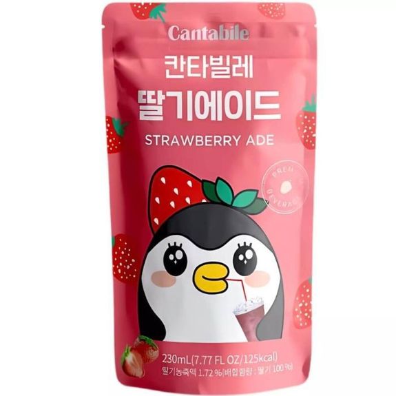 Cantabile Strawberry Flavoured Ade 50x230ml 