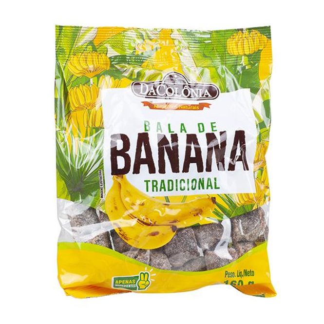 Hovedbilde DACOLONIA Banansøtsaker Bala de Banana Tradicional 20x160g