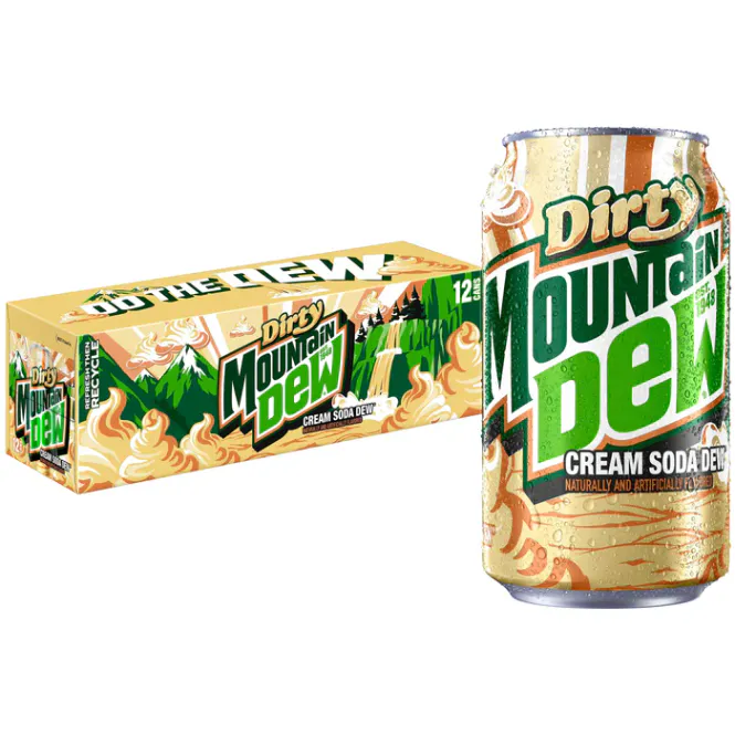 Hovedbilde Dirty Mountain Dew Cream Soda 24x355ml