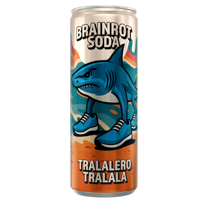 Hovedbilde Brainrot Soda Tralalero Tralala 24x250ml