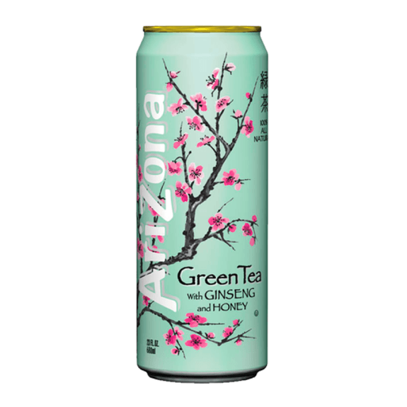 Arizona Green Tea With Ginseng & Honey 24x650ml