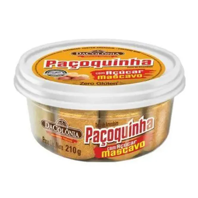 Hovedbilde DACOLONIA Paçoca Rolha Com Açucar Mascavo 20x210g