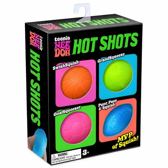 Hovedbilde NeeDoh Hot Shot Teenie 4 Pack x 12