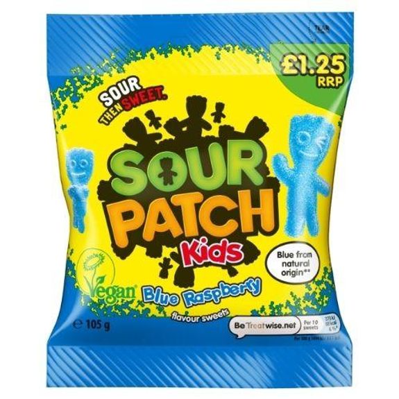 Sour Patch Kids BLUE RASPBERRY 10x130g