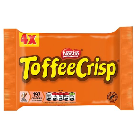 Toffee Crisp Milk Chocolate 4-pack