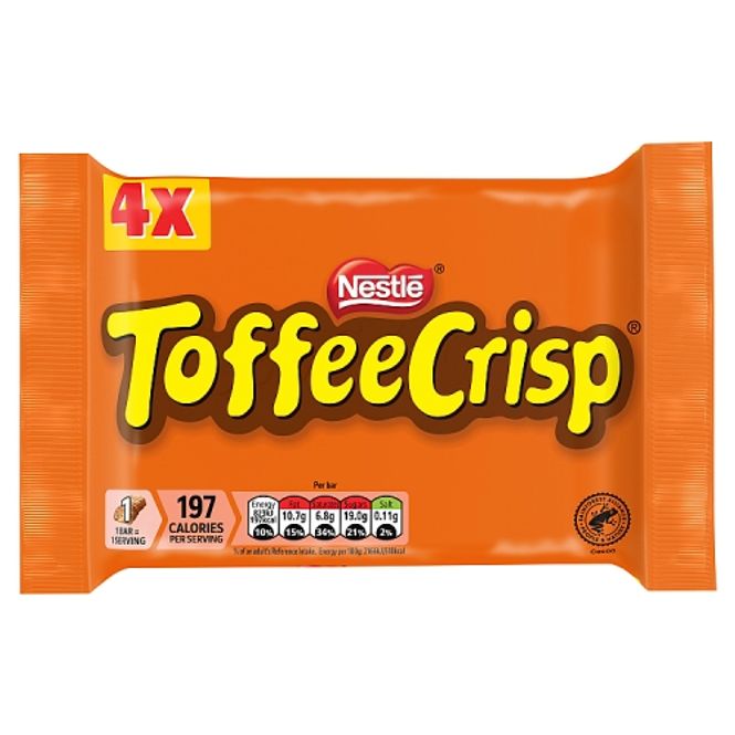 Hovedbilde Toffee Crisp Milk Chocolate 4-pack