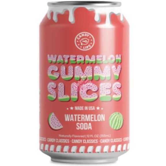 Candy Lips Watermelon Gummy Slices 24x355ml