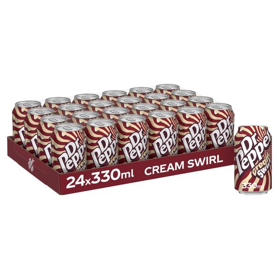 Dr Pepper Cream Swirl 24x330ml