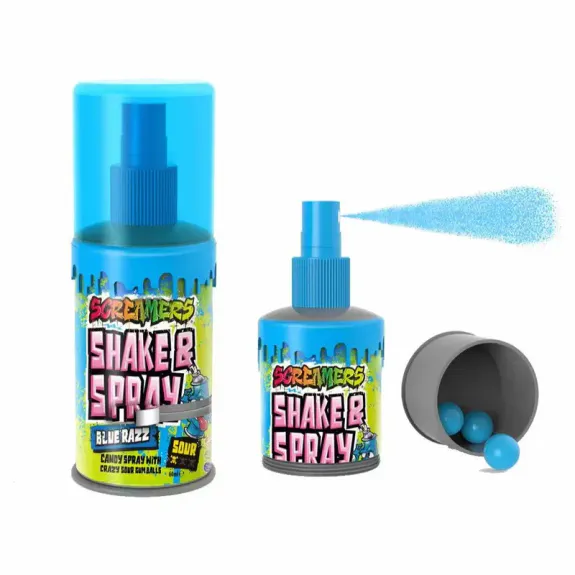 Zed Candy Screamers Blue Razz Shake&Spray12x60ml