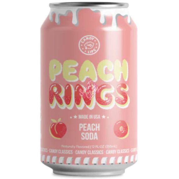 Candy Lips Peach Rings 24x355ml