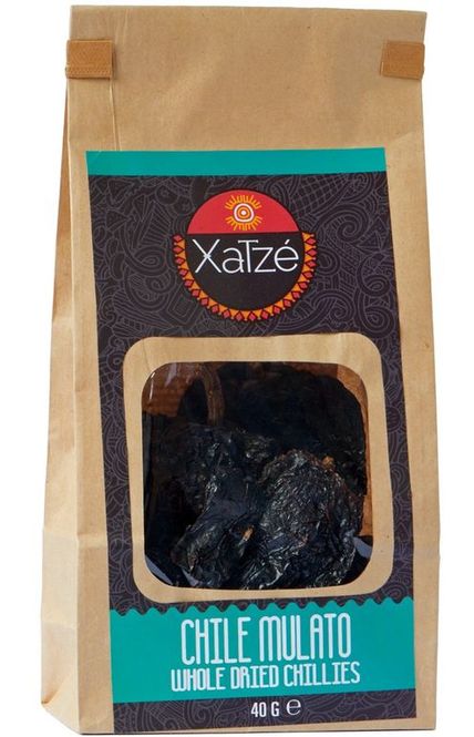 Hovedbilde XATZE tørket Mulato Chilli 12x40g 
