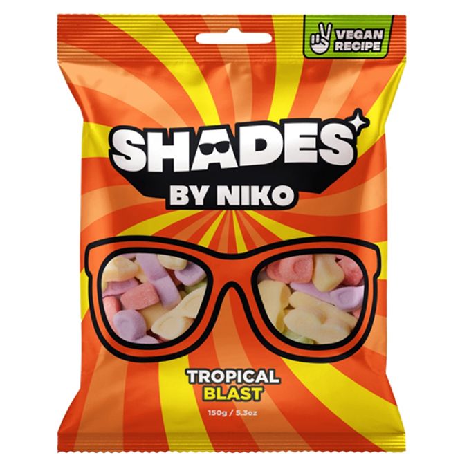 Hovedbilde Shades By Niko Sour Tropical Blast 18x150g