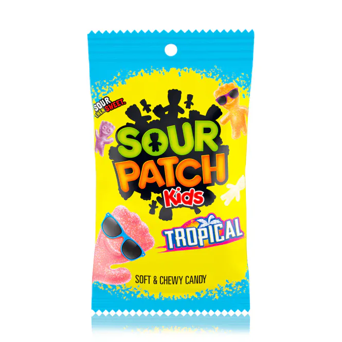 Hovedbilde Sour Patch TROPICAL 24x80g 		