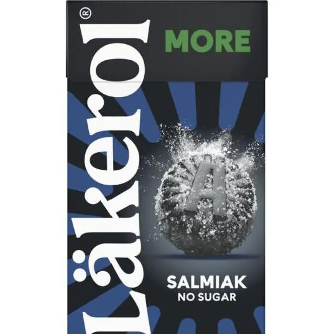 Hovedbilde Läkerol MORE Salmiak 16x30g