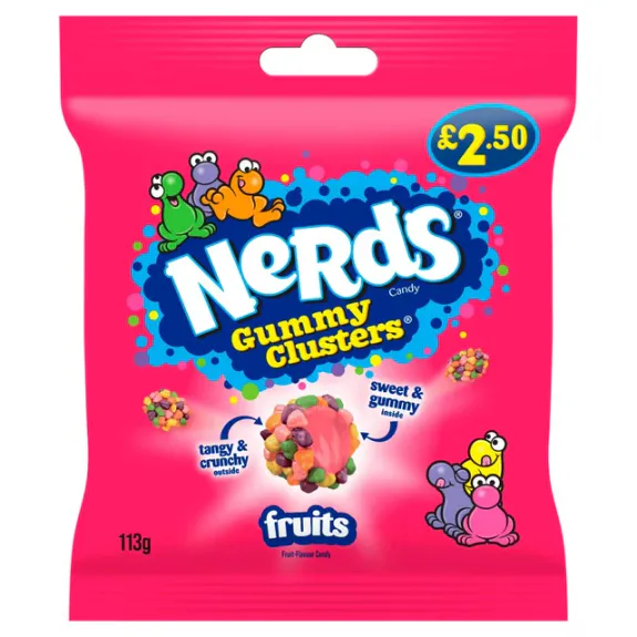 Nerds Gummy Clusters FRUIT 10x113g 