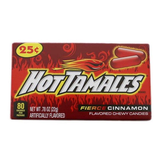 Hot Tamales Fierce Cinnamon  24x22g