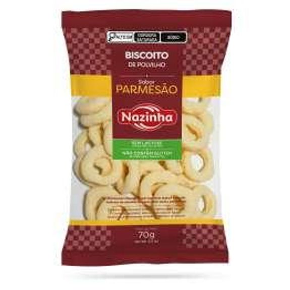 Nazinha Polvilho Parmesão 12x70g